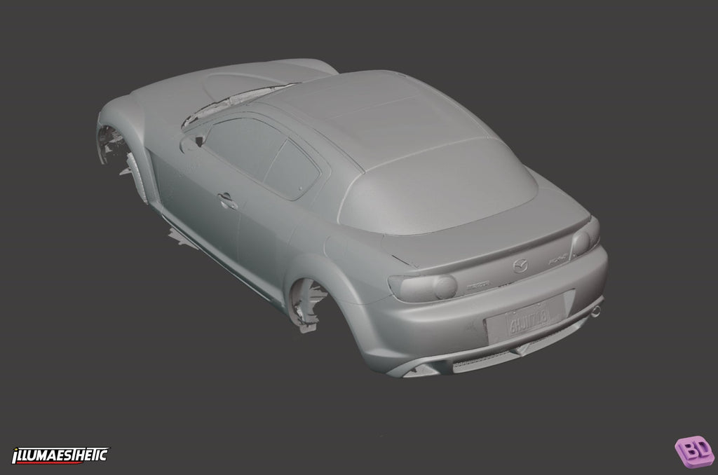 Mazda RX8 (SE3P) 3D Scan (2002-2008)