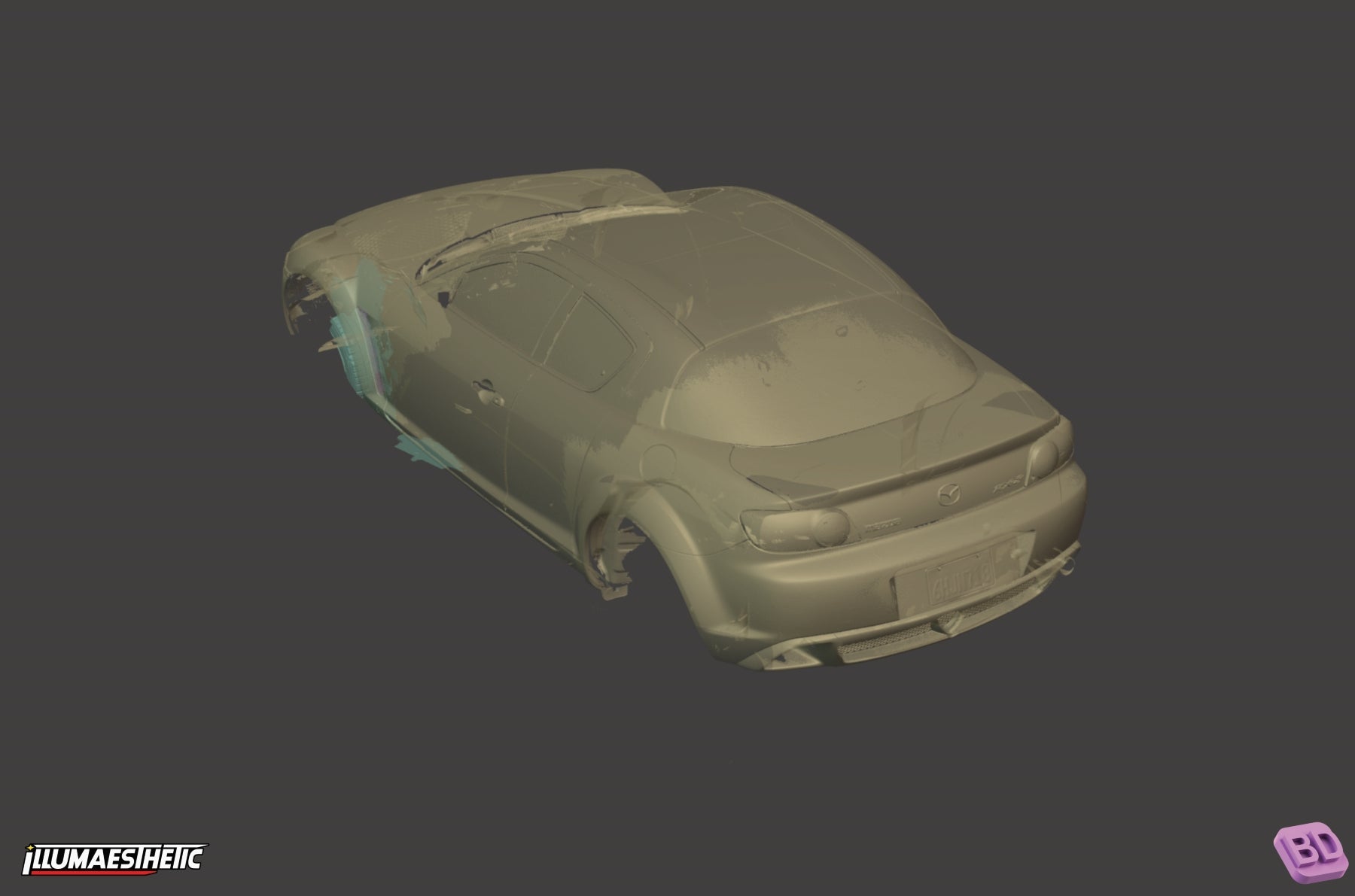Mazda RX8 (SE3P) 3D Scan (2002-2008)