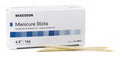 Manicure Stick McKesson 4.5 Inch 100% White Birch - 16-MS1