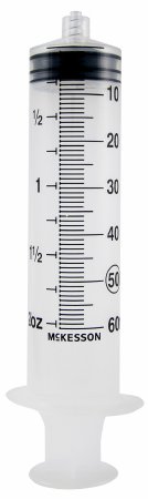 McKesson 60 mL Syringe Without Safety w/ Luer Lock Tip - 102-S60C