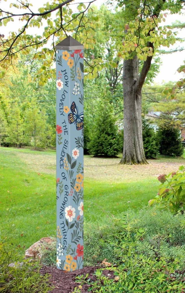 Meadow Flora Blue Art Pole 60 Inches