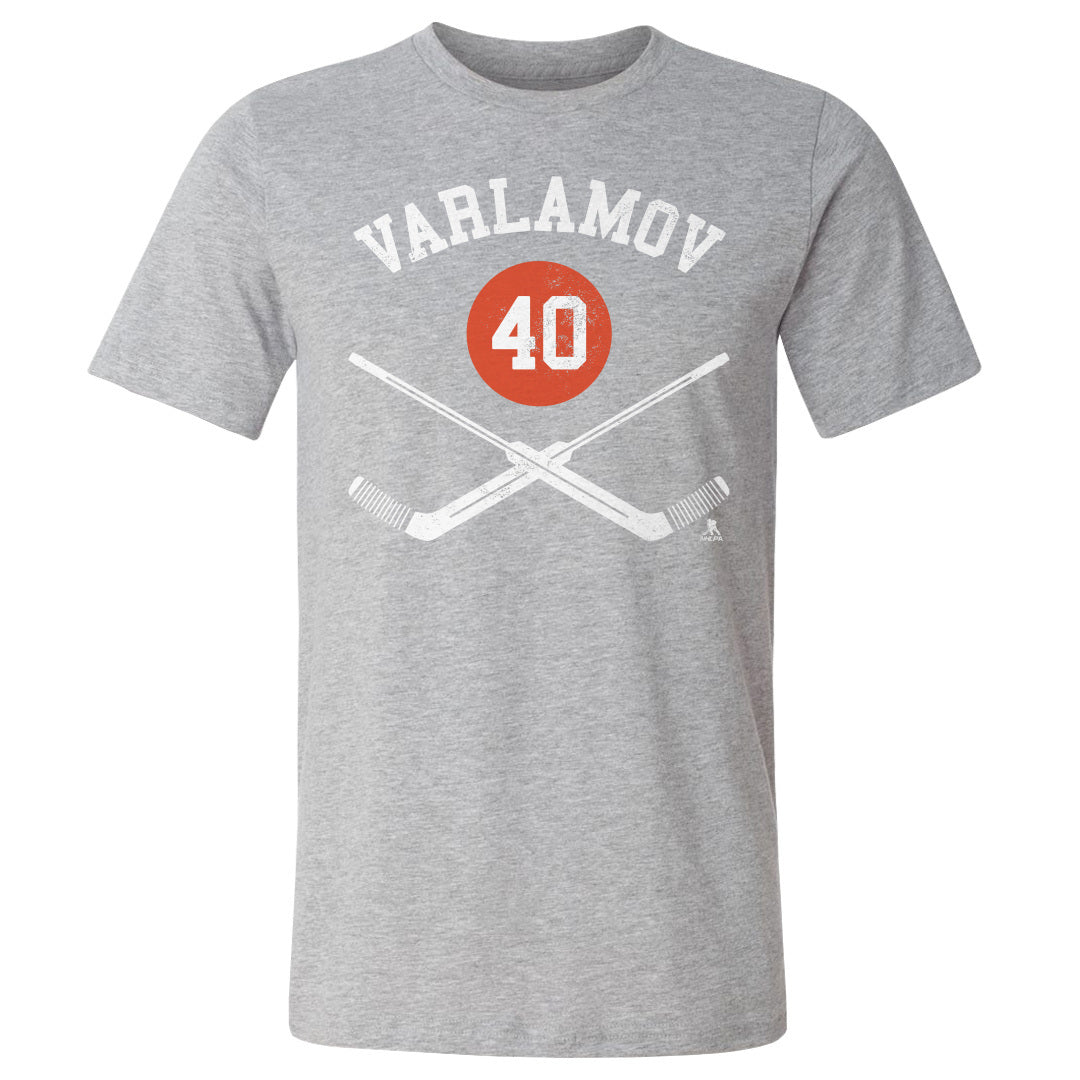 Semyon Varlamov New York I Goalie Sticks WHT