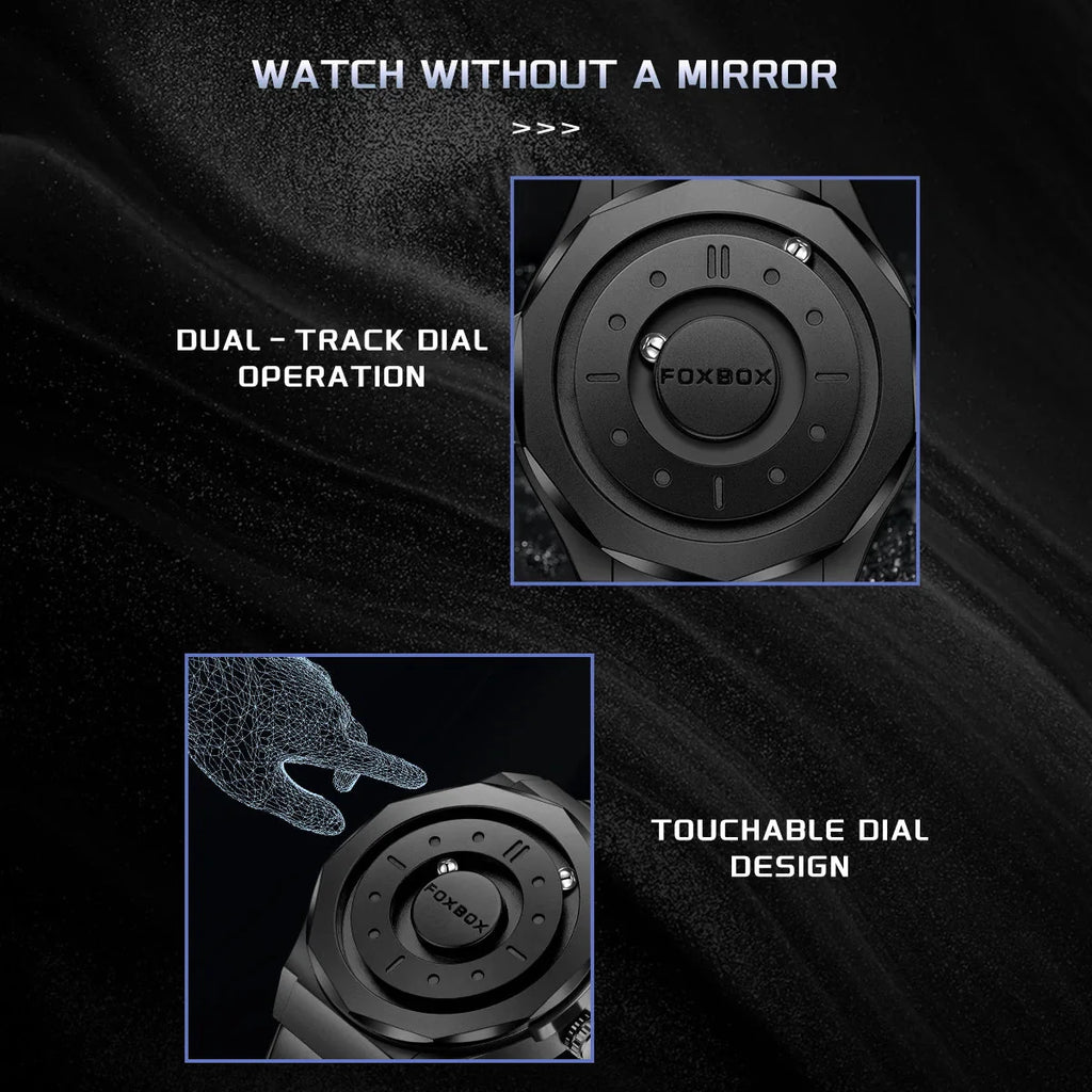 Men's Stainless Steel Quartz Watch.