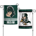 Michigan State Garden Flag 2 Sided Spartans Vintage Classic Logo