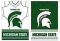Michigan State Spartans Garden Flag 2 Sided Jersey