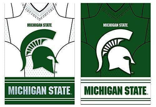 Michigan State Spartans Garden Flag 2 Sided Jersey