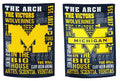 Michigan Wolverines Garden Flag 2 Sided Fan Rules The Victors