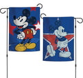 Mickey Mouse Americana Garden Flag 2 Sided Disney
