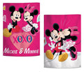 Mickey and Minnie Valentine Garden Flag 2 Sided Love Happens Here