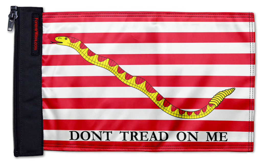 1st Navy Jack 12"x18" Forever Wave Flag