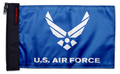 Air Force Blue12"x18" Forever Wave Flag for Jeep Wrangler LJ 2003-2006
