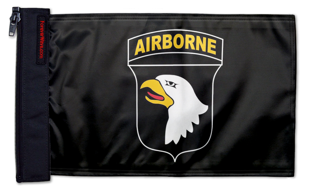 Airborne 101st Division 12"x18" Forever Wave Flag for Jeep Wrangler YJ 1986-1995