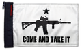 Gonzales Machine Gun 12"x18" Forever Wave Flag for Jeep Wrangler YJ 1986-1995