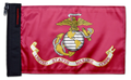 Marines 12"x18" Forever Wave Flag for Jeep Wrangler JK 2-Door 2007-2018