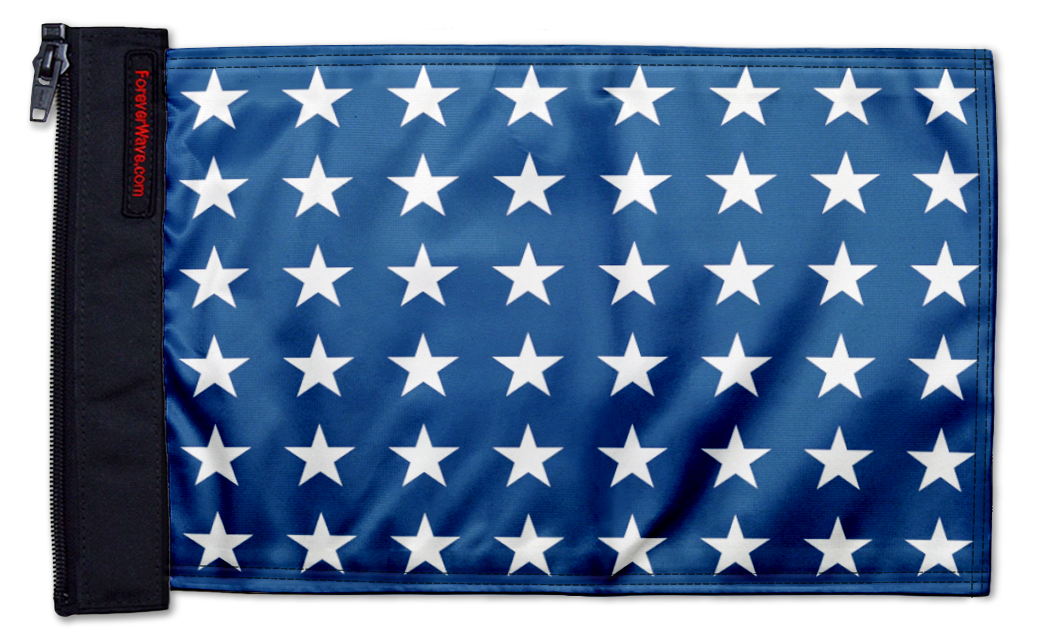 Naval Jack 12"x18" Forever Wave Flag for Jeep Wrangler LJ 2003-2006