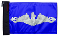 Submarine Silver Dolphins 12"x18" Forever Wave Flag for Jeep Wrangler YJ 1986-1995