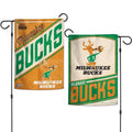 Milwaukee Bucks Garden Flag 2 Sided Retro Logo