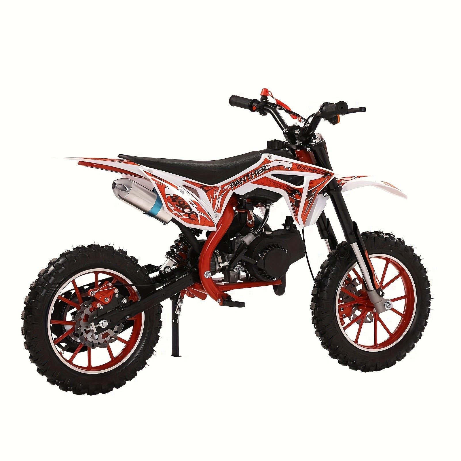 Gas Dirt Bike 49CC 2-stroke Off-road Vehicle, Mini Bike Gas Powered Motorcycle Off-road Race, Off-road Mini Motorcycle, Gas Off-road Motorcycle Go Kart, Gas Off-road Vehicle with A Load Capacity Of 300 Pounds Dirt Bike