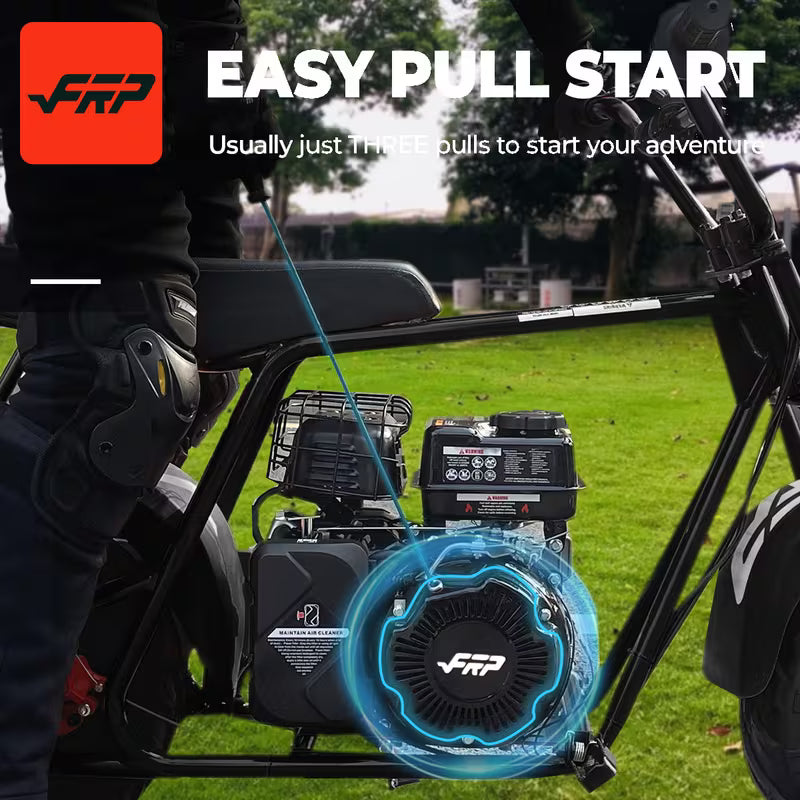 Mini Bike, 99cc 4-stroke Adult Mini Bike For Explorers, Gasoline-powered Mini Off-road Bike Motocross,