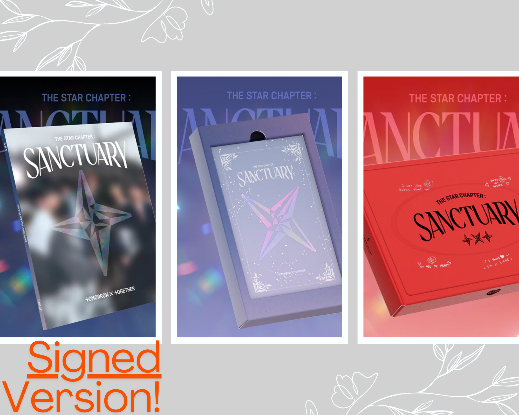 Tomorrow By Together (TXT) - The Star Chapter:  SaNCTuary (Signed Postcard Version)