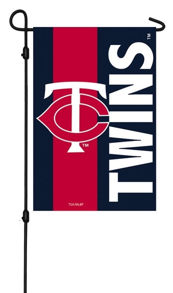 Minnesota Twins Garden Flag 2 Sided Embellished TC Applique