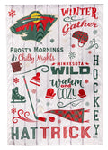 Minnesota Wild 2 Sided Winter Garden Flag