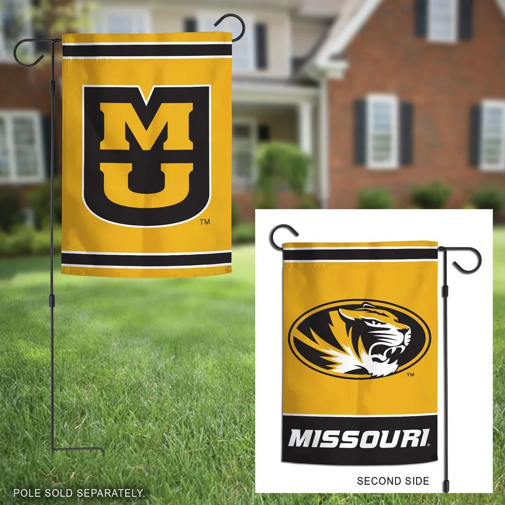 Missouri Tigers 2 Sided MU Garden Flag Double Design