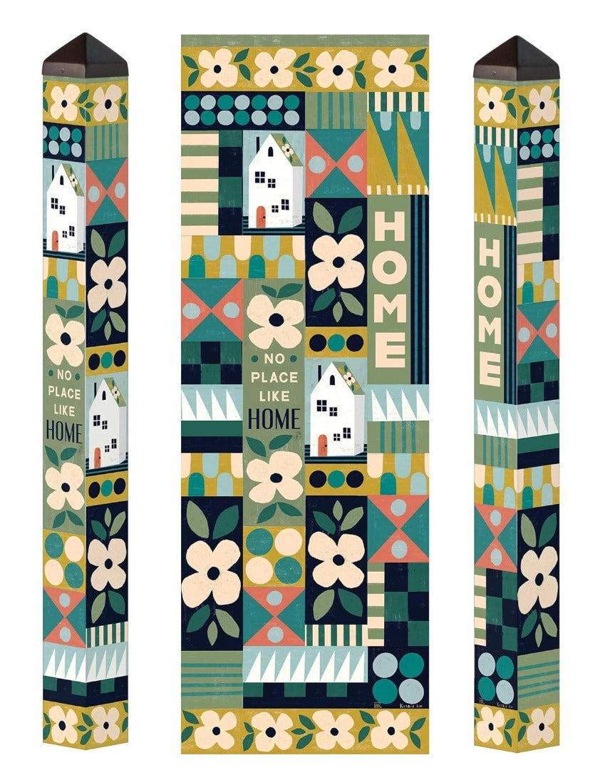 Modern Folk Home Art Pole 60 Inches