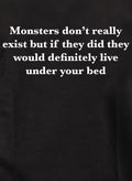 Monsters don’t really exist T-Shirt