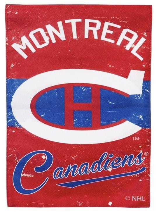 Montreal Canadiens Garden Flag 2 Sided Vintage Logo