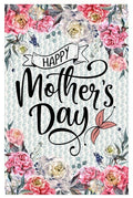 Mother's Day Garden Flag 2 Sided Floral