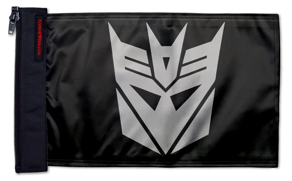 Transformers Decepticon 12"x18" Forever Wave Flag for Jeep Wrangler YJ 1986-1995