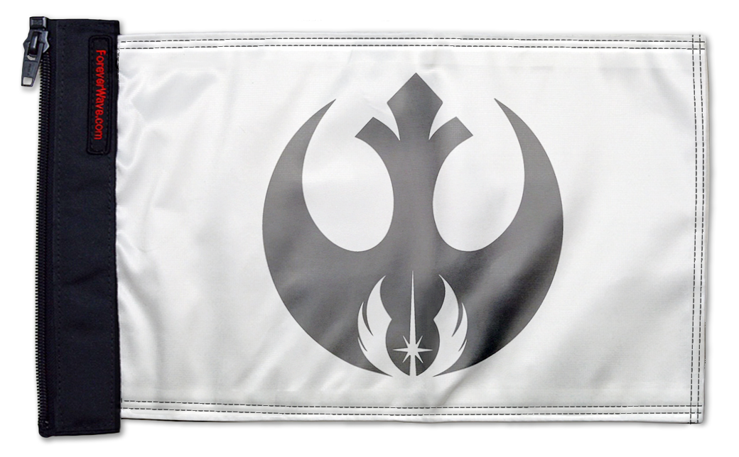 Star Wars Jedi Order 12"x18" Forever Wave Flag for Jeep Wrangler CJ-7 and CJ-8 1976-1986