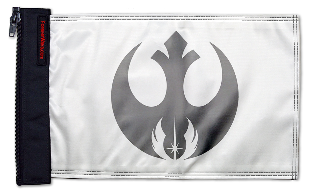 Star Wars Jedi Order 12"x18" Forever Wave Flag for Jeep Wrangler JK 2-Door 2007-2018