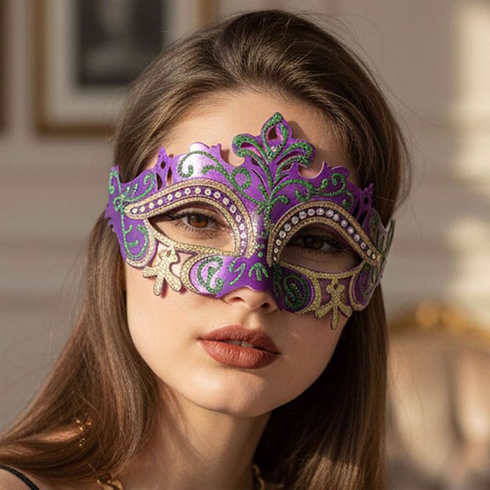 Ornate Mardi Gras Masquerade Mask