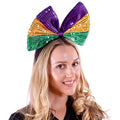 Mardi Gras Sequin Ribbon Headband