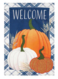 Mums and Pumpkin 2 Sided Garden Flag