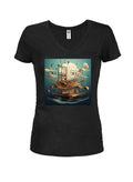 Musical Inspiration Juniors V Neck T-Shirt