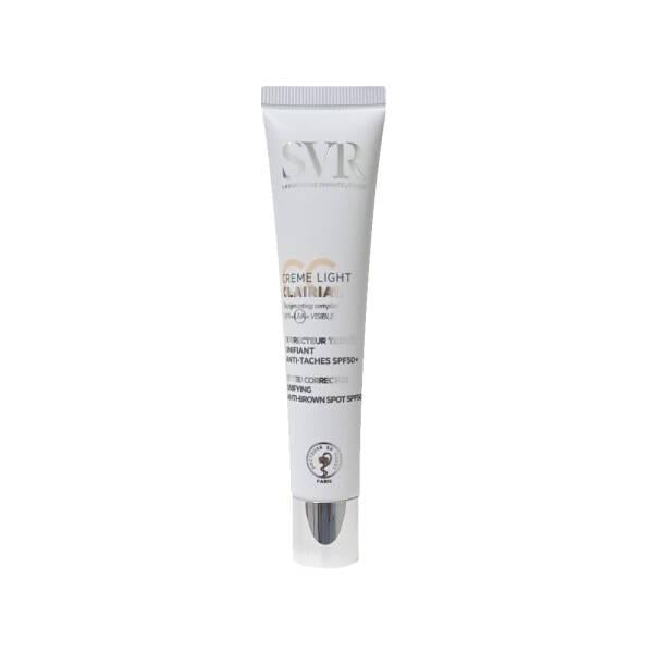 SVR Clairial CC Cream SPF50+ - Non-Comedogenic, Alcohol-Free, Paraben-Free Sun Protection for Sensitive Skin