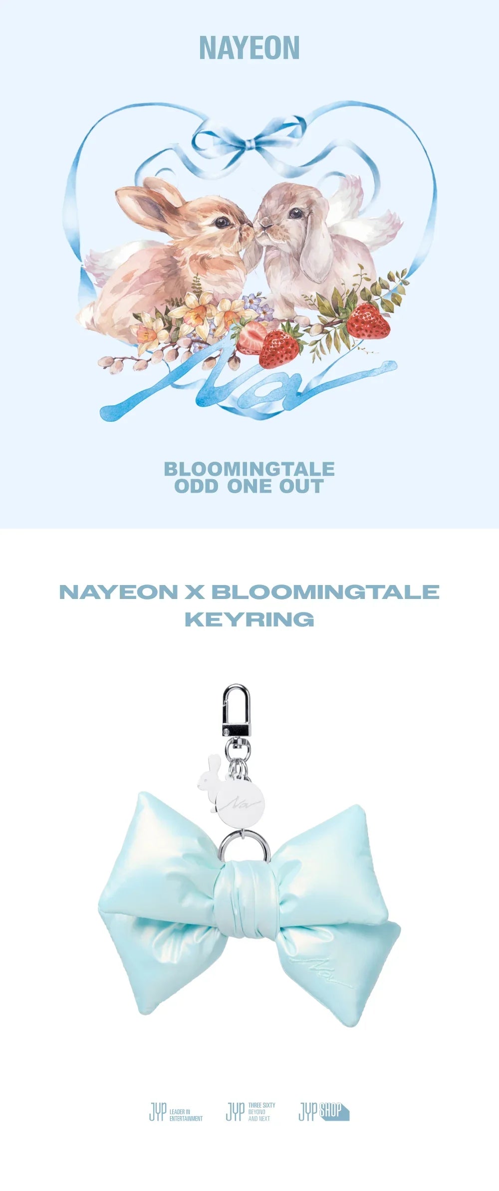 Twice Nayeon - Nayeon x Bloomingtale Na 2nd Mini Album Official MD Keyring