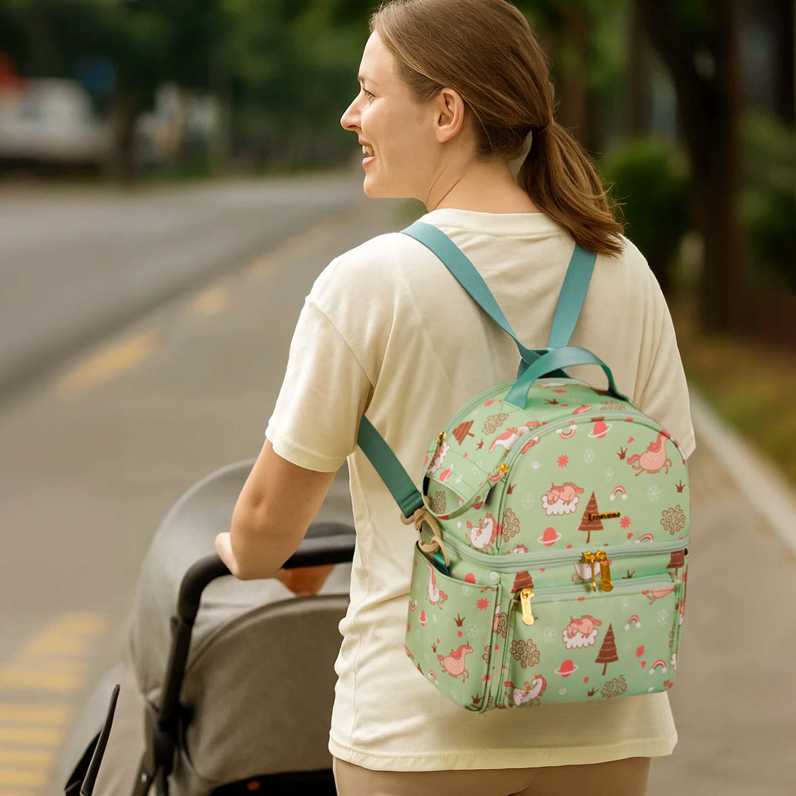 Breastmilk Cooler Bag with Detachable Insulation Box Set
