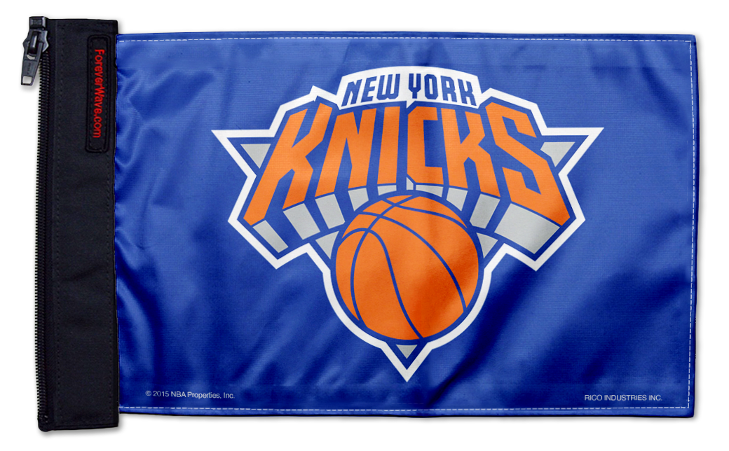 New York Knicks 11"x17" Forever Wave Flag for Jeep Wrangler LJ 2003-2006