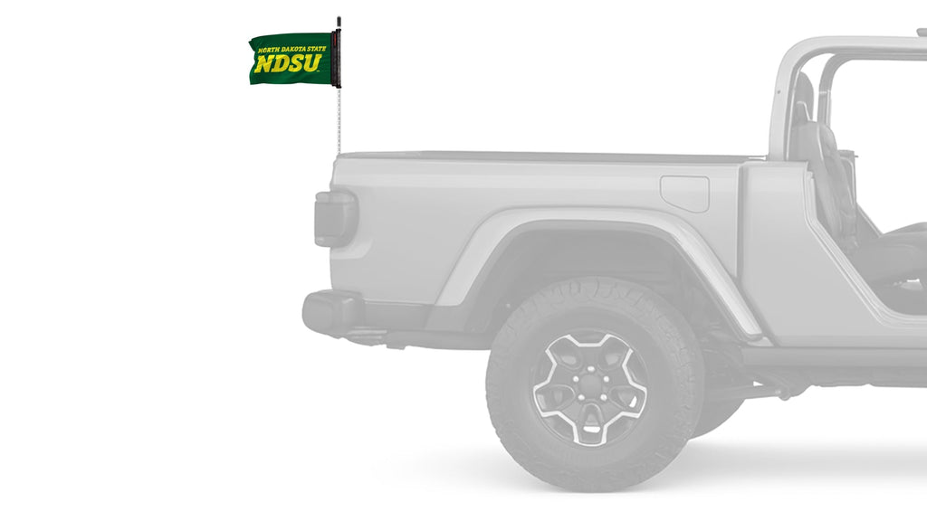 North Dakota State 11"x17" Forever Wave Flag for Jeep Wrangler TJ 1996-2006