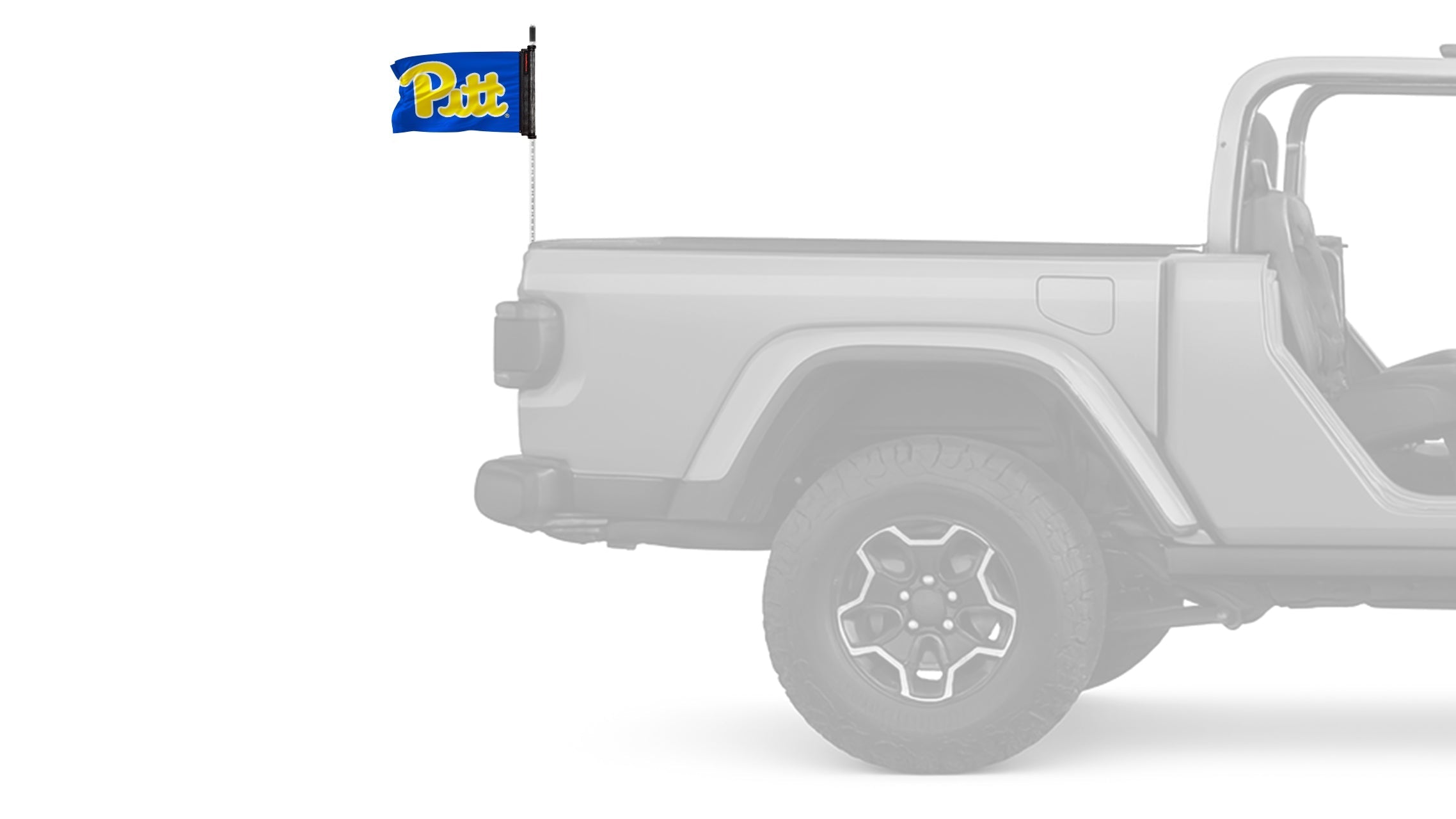 Pittsburgh PITT 11"x17" Forever Wave Flag for Jeep Wrangler TJ 1996-2006