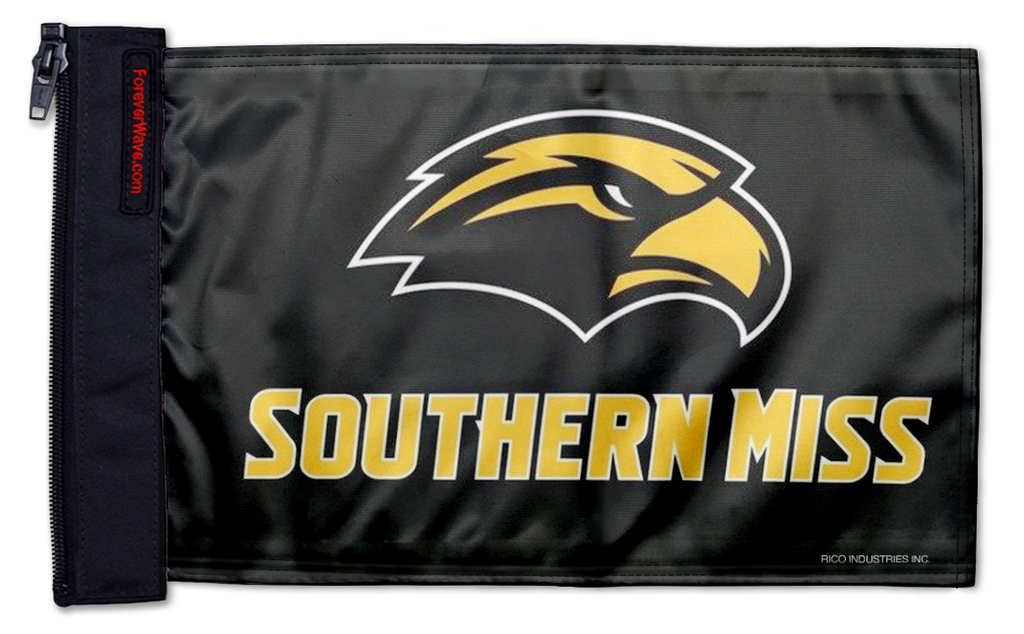 Southern Miss 11"x17" Forever Wave Flag for Jeep Wrangler YJ 1986-1995