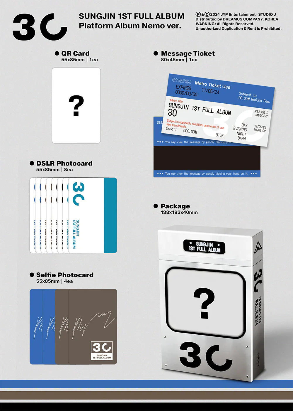 Day6 Sungjin 1st Full Album - 30