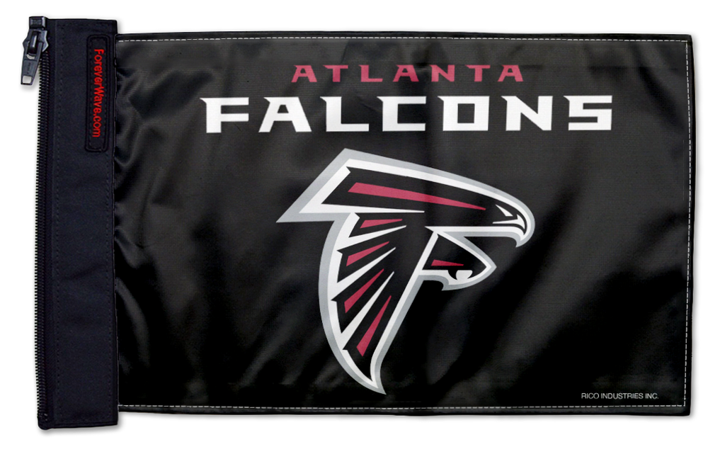 Atlanta Falcons 11"x17" Forever Wave Flag for Jeep Wrangler YJ 1986-1995