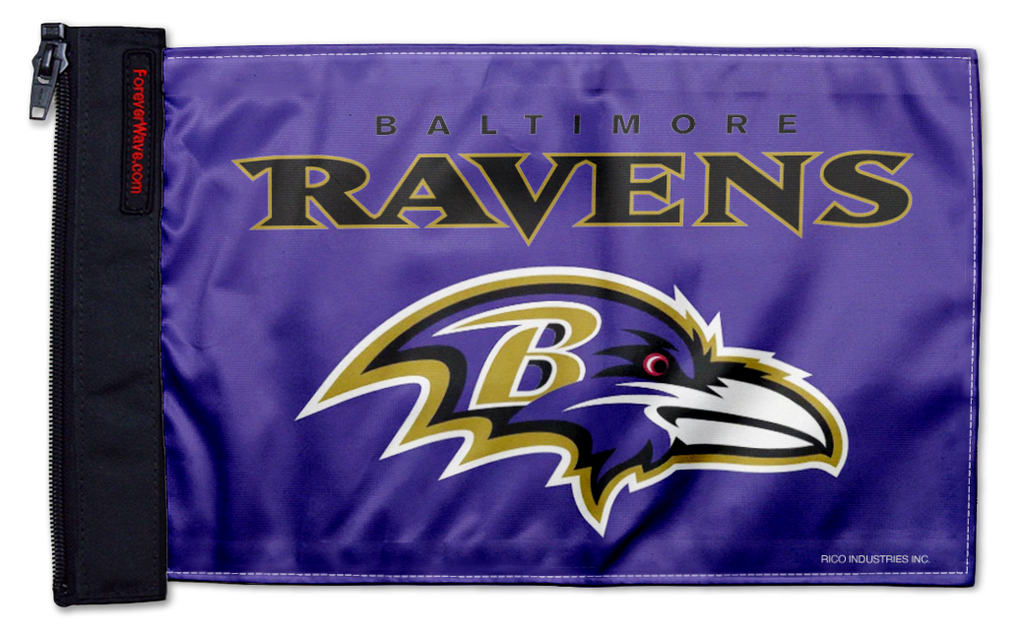 Baltimore Ravens 11"x17" Forever Wave Flag