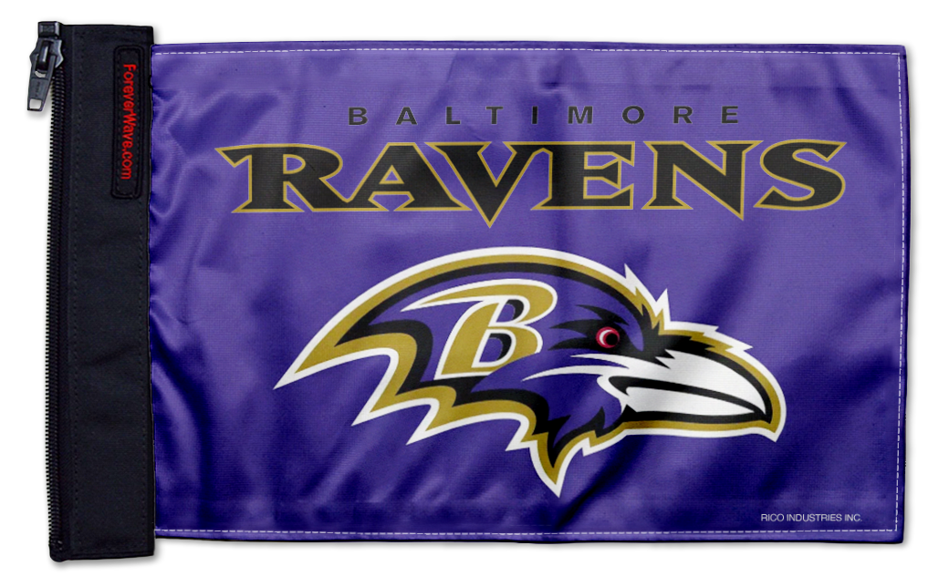 Baltimore Ravens 11"x17" Forever Wave Flag