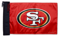 San Francisco 49ers 11"x17" Forever Wave Flag for Jeep Wrangler JK 2-Door 2007-2018